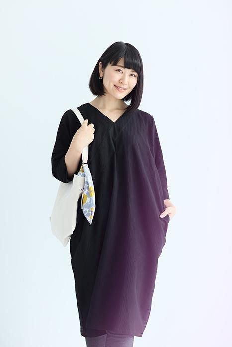 Odayaka Canvas Shoulder Bag with Ornament / Ecru×Yu