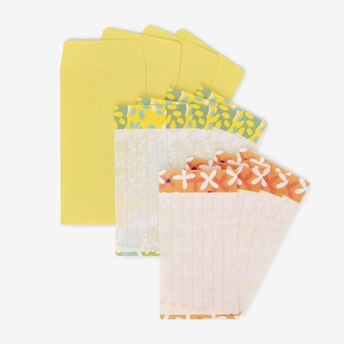 【net限定30%OFF】 問候語信紙套組/蘿蔔草・有花
