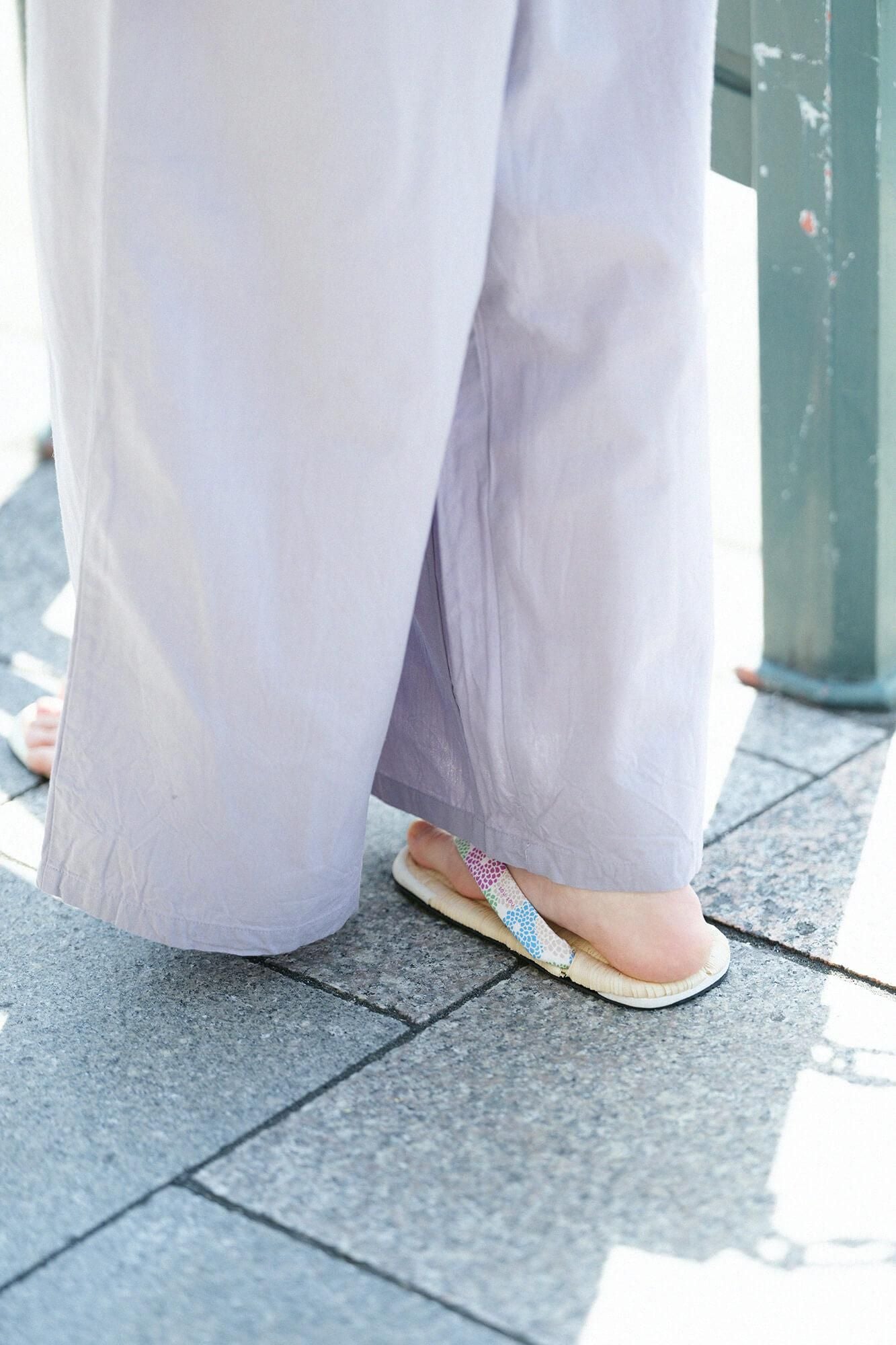 草履涼鞋 茶竹/全菊 涼風