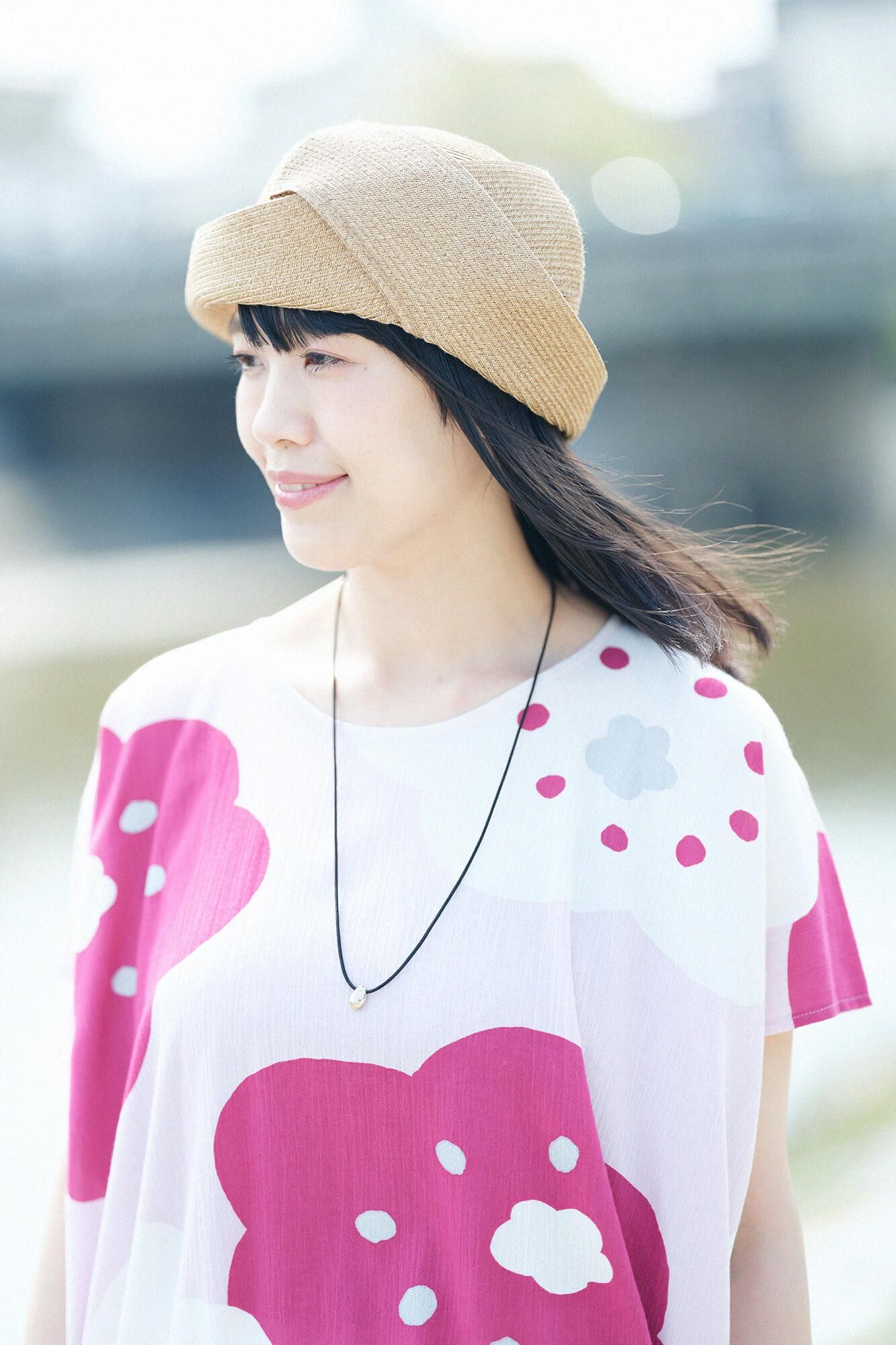 寧寧 蝴蝶結帽/胡桃色