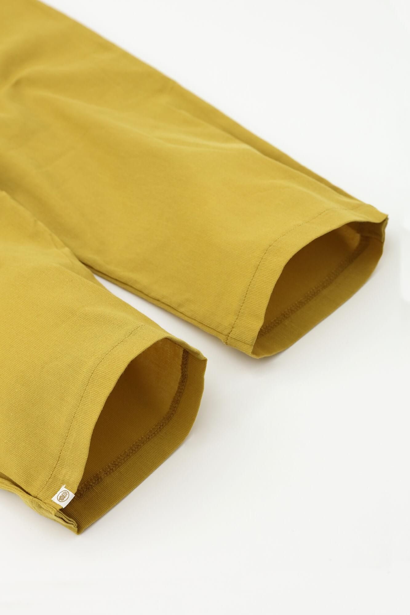 Chizimi Cotton 40/40 Skinny Pants / Mustard Color