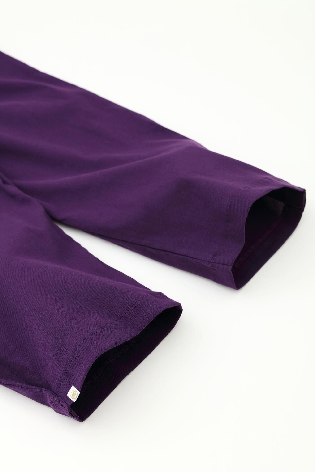 Chizimi Cotton 40/40 Skinny Pants / Bluish Purple