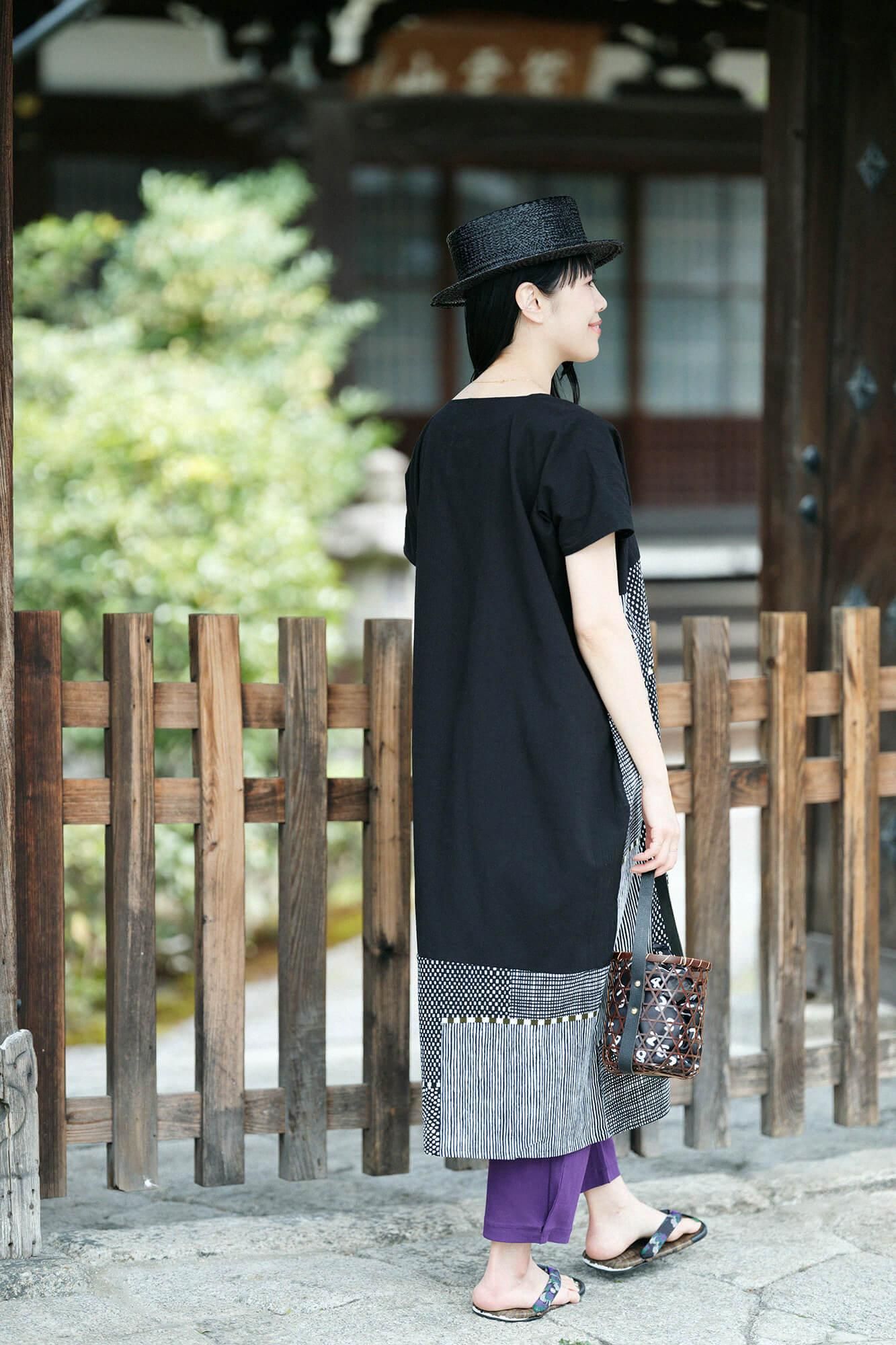 Chizimi Cotton 40/40 Skinny Pants / Bluish Purple