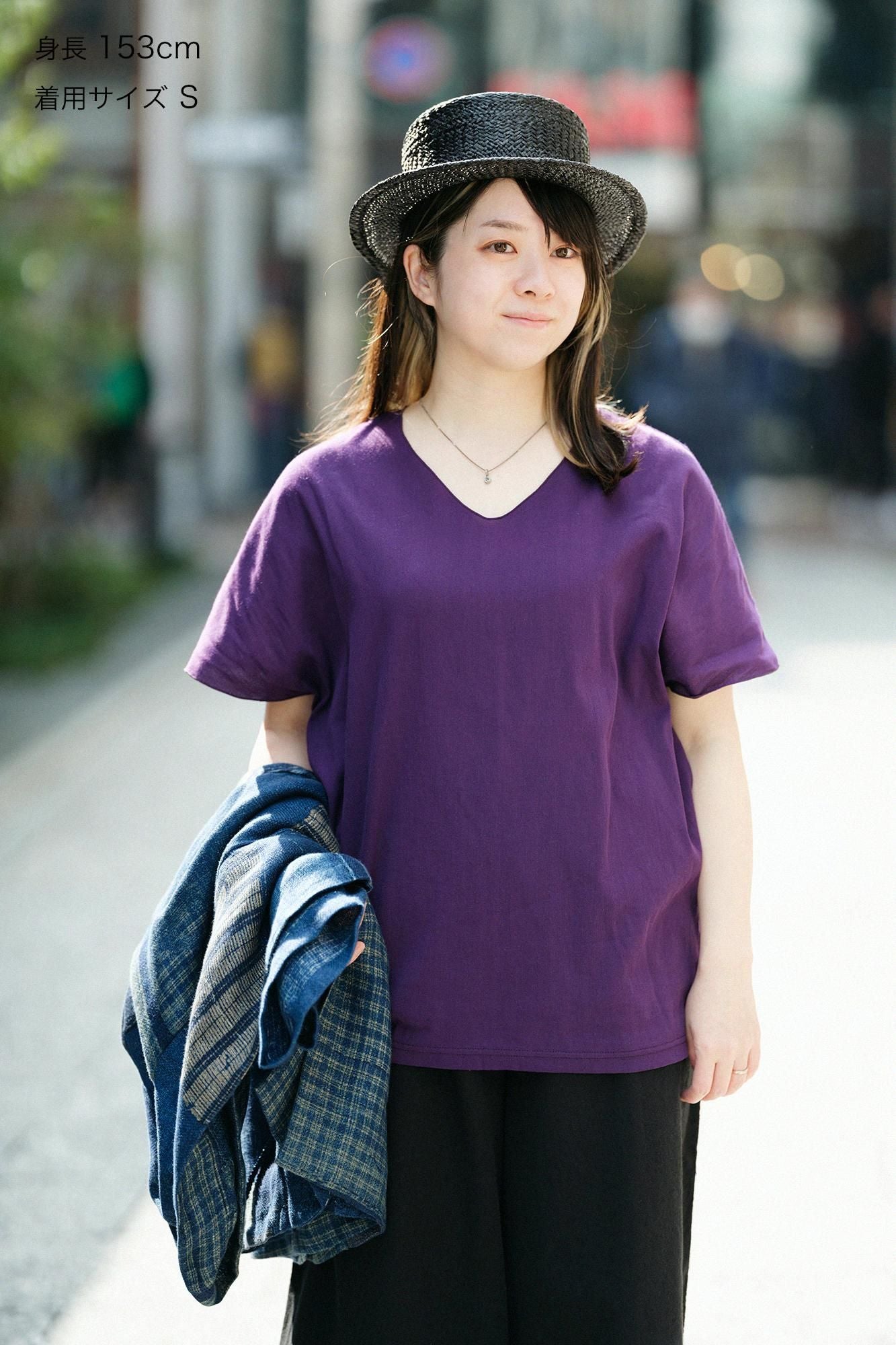 takashima chiku 40/40无袖吉班/紫色海军