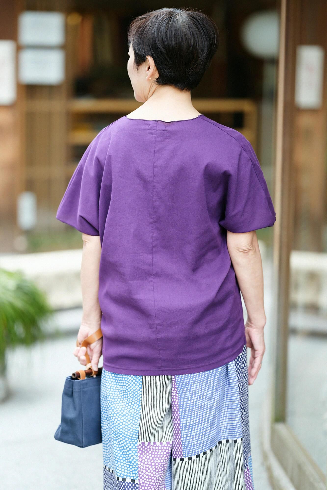 takashima chiku 40/40无袖吉班/紫色海军