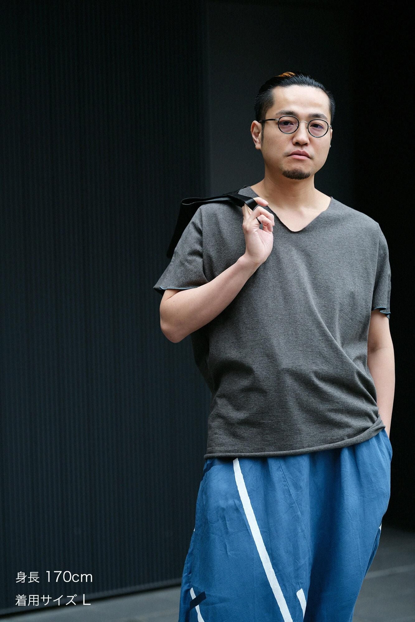 Cap Sleeve Top / Grey Ink 2