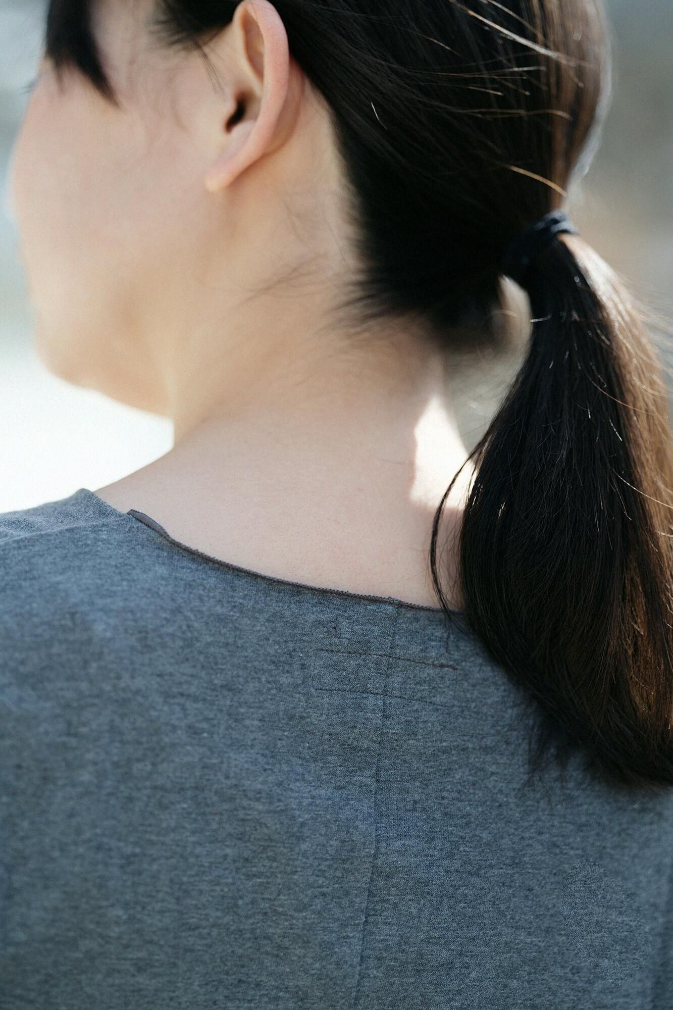 Cap Sleeve Top / Grey Ink 2