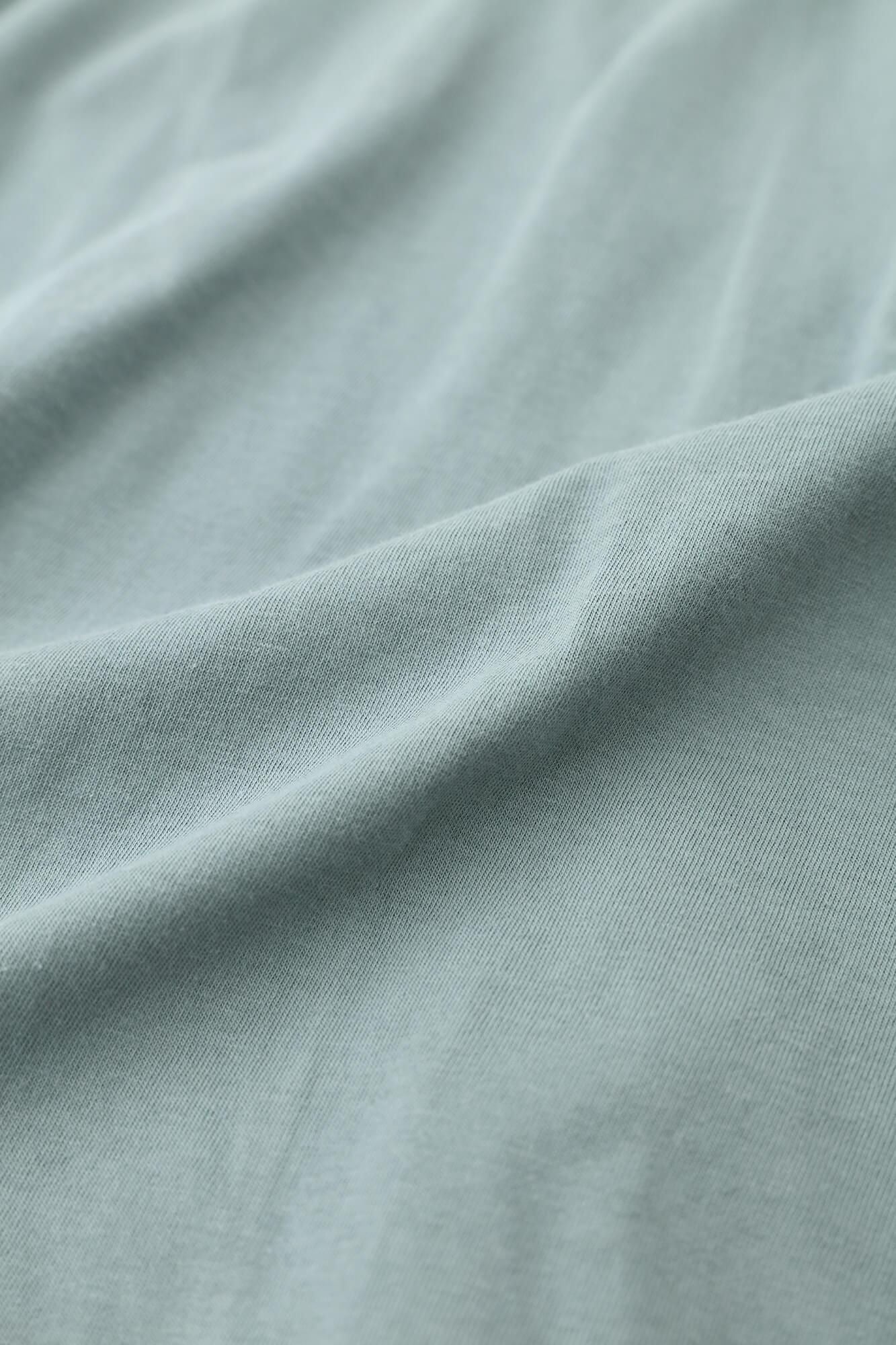 短袖上衣/灰綠色