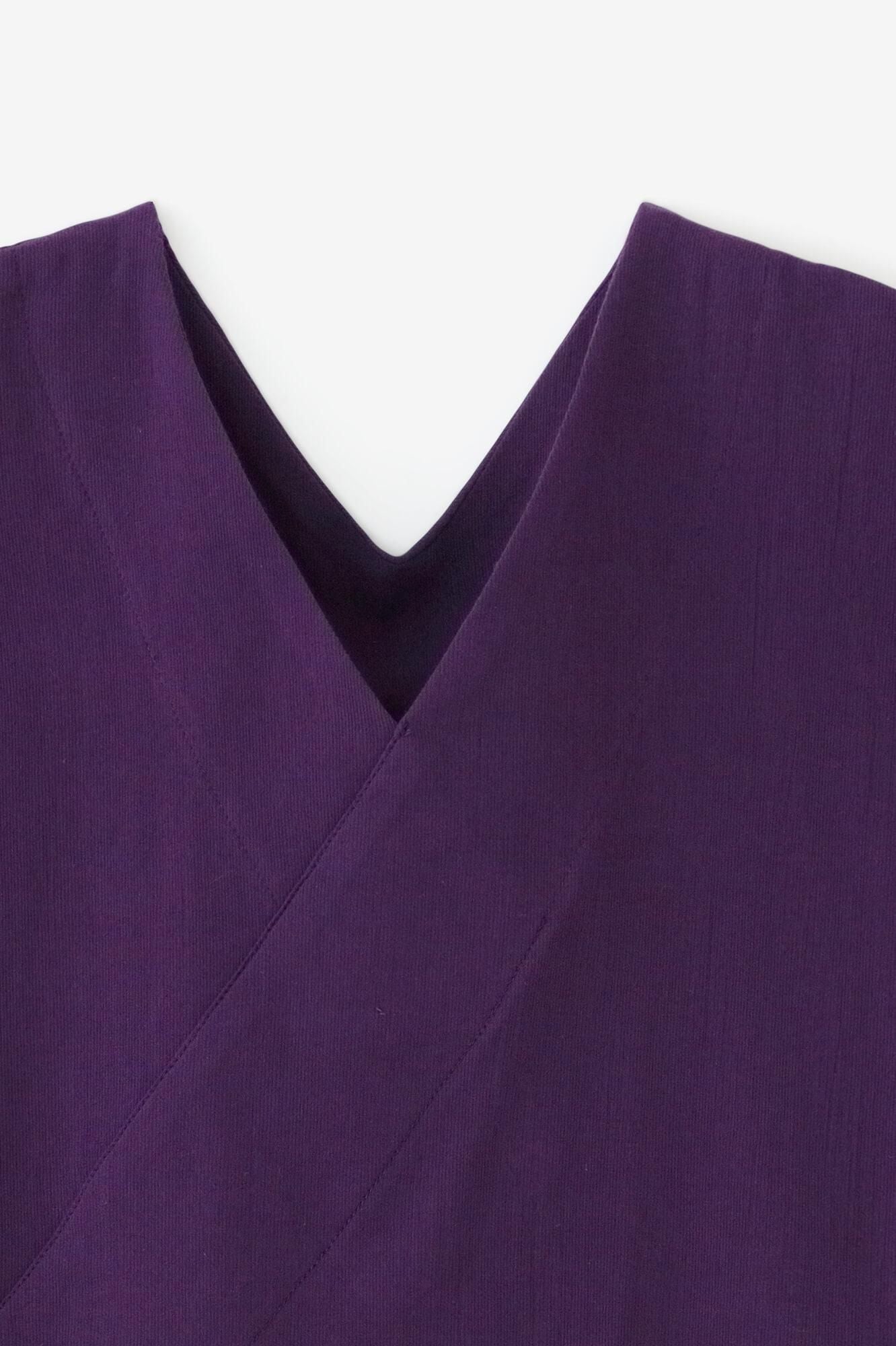 takashima chiku 40/40未拧紧的项圈/紫色海军蓝色