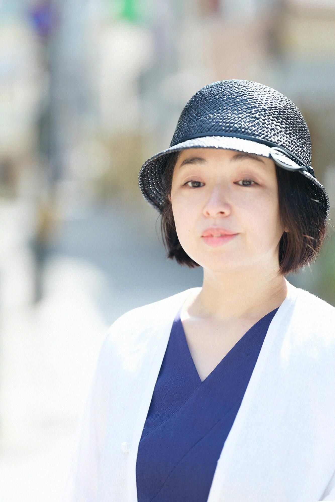 Takashima Chijimi 40/40 kragenloser Jiban/Marineblau