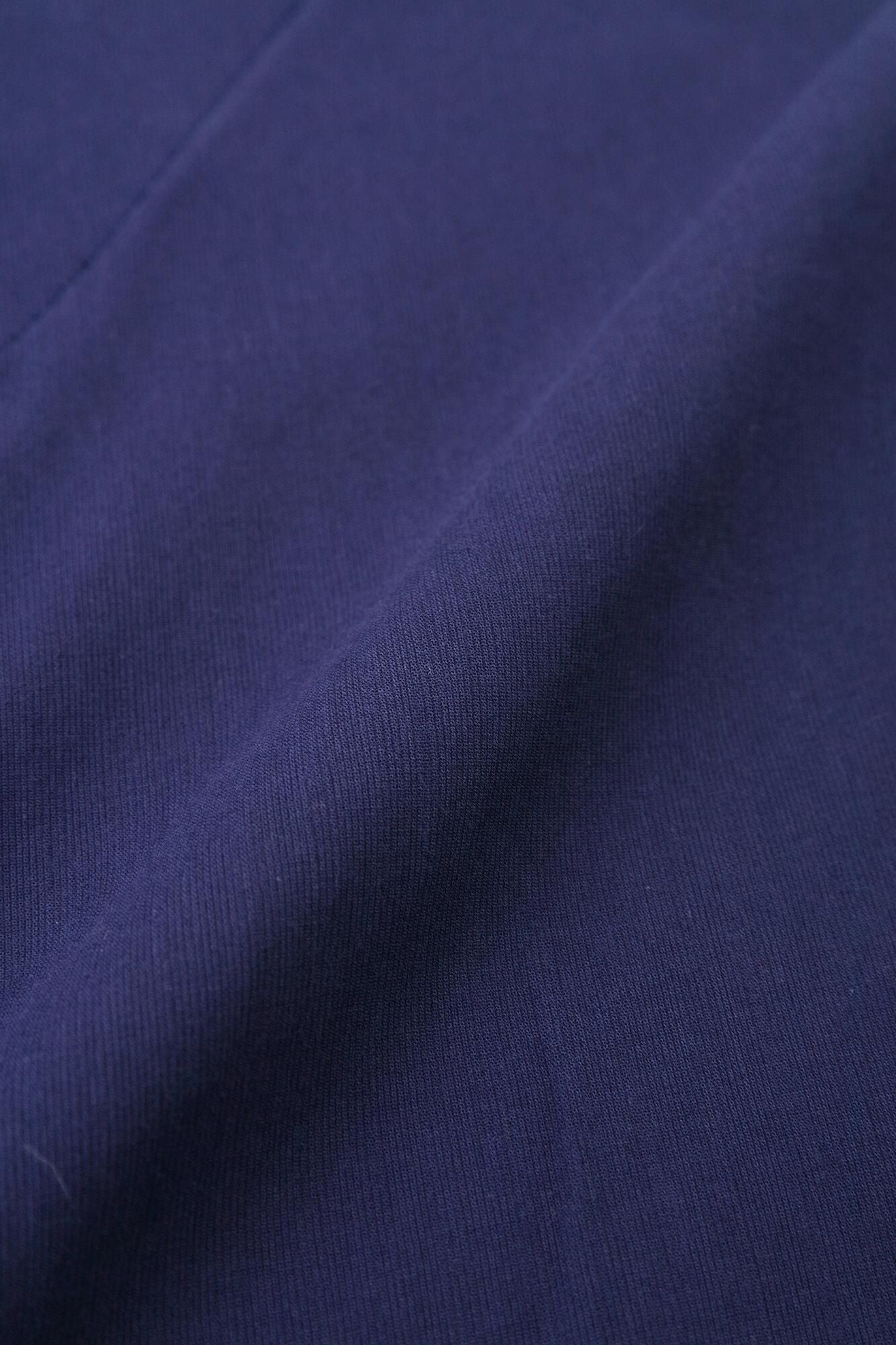 Takashima Chijimi 40/40 kragenloser Jiban/Marineblau