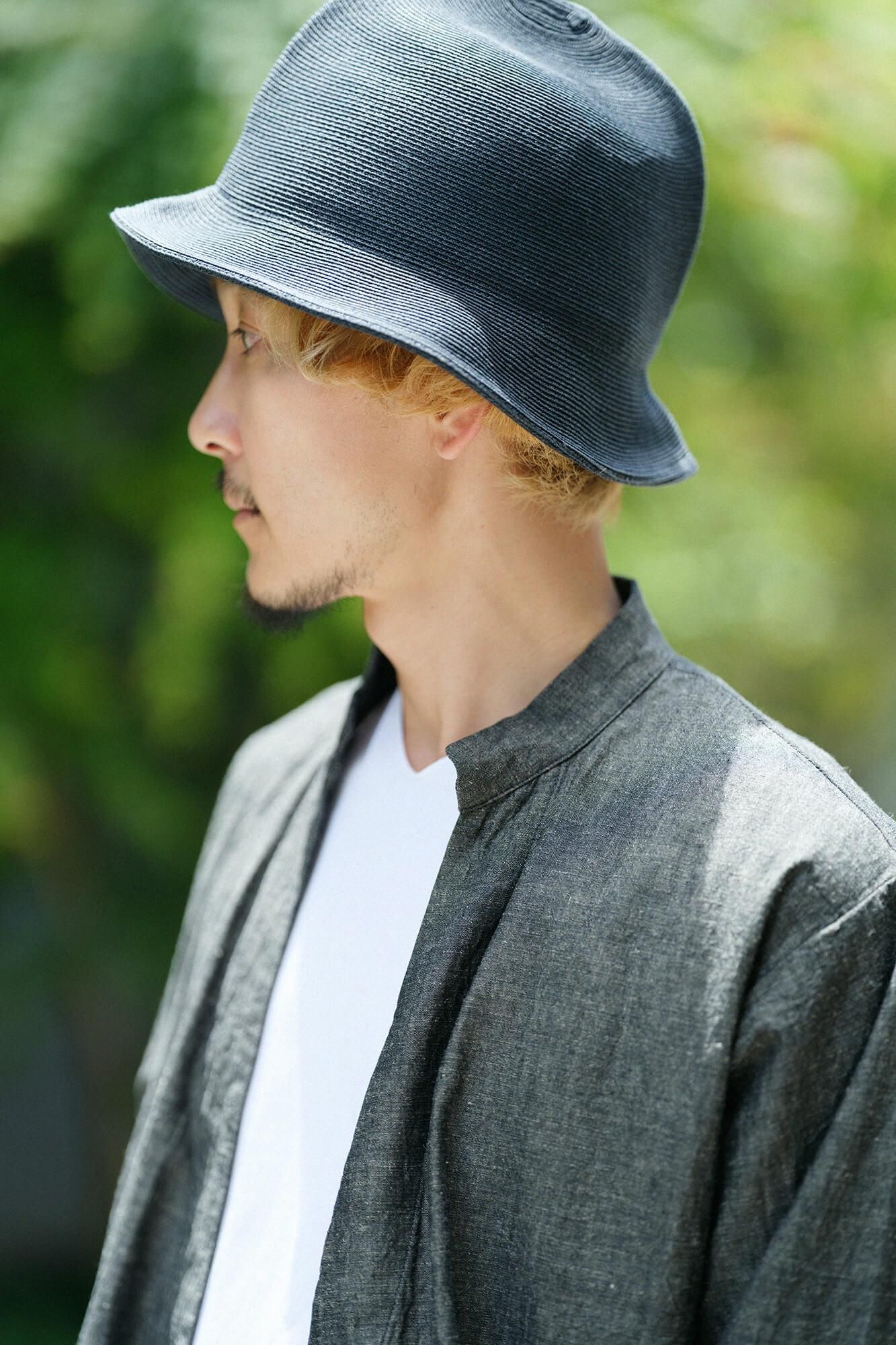 Ise-cotton 20/20 Linen Blend Samue Worker Jacket/ Charcoal Grey 