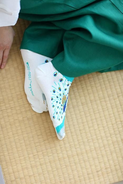 在Tabi Socks(长度) / Kujaku(男女)下