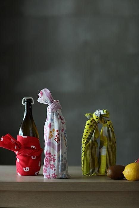 ISE Cotton Textile Tenugui / Chrysanthemum Pattern, Pink (Kikuhanamon, Momoiro)