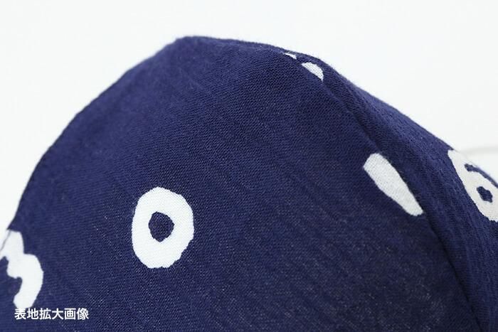 ◎【30%OFF】高島縮棉圖案紋樣布口罩(僅限M碼)/ SO-SU-U十數深藍色