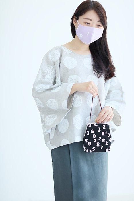 ◎【30%OFF】高島縮棉圖案紋樣布口罩(M碼)/SO-SU-U十數淡桃色