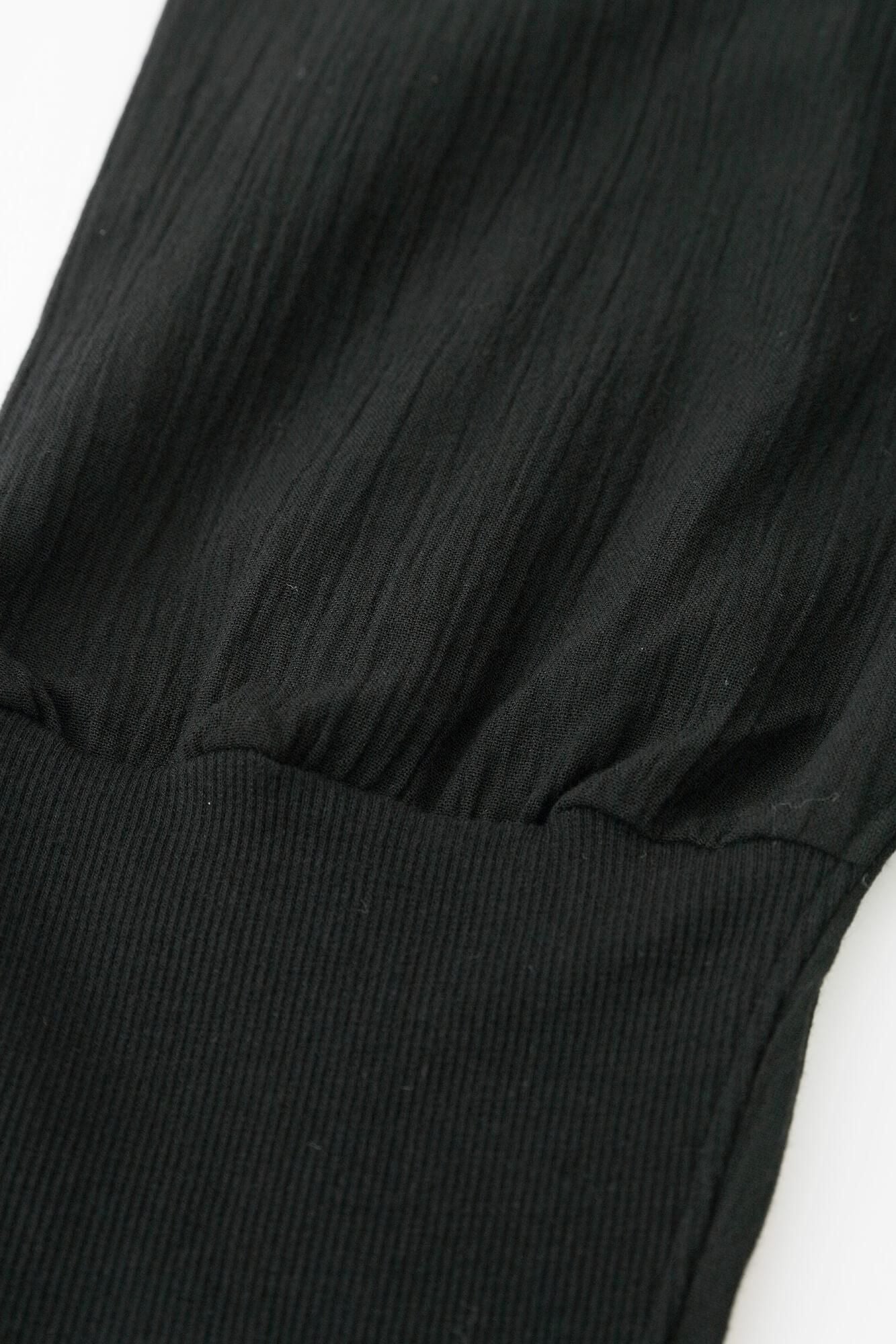 高島縮 20/20 裁付(たっつけ)えんゆう穿き/濡羽色2(ぬればいろ)