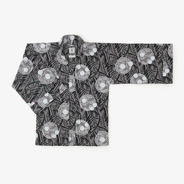 【net Limited】Chizimi Cotton 20/20 Double Breasted Shirt / Somon