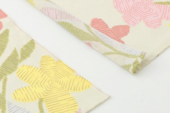 伊勢木綿 手ぬぐいのれん 2巾/木版(もくはん)