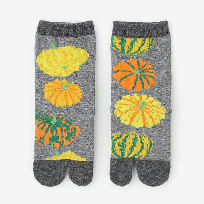 ●Tabi Socks for Kids Mid-calf / Pumpkin【S・M・L】