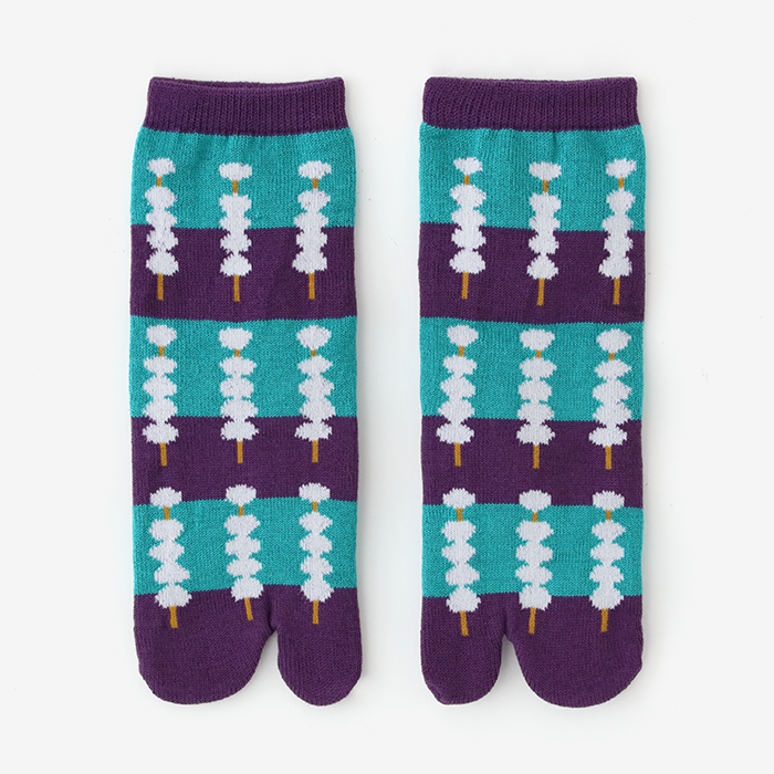 ●Tabi Socks for Kids Regular Mid-calf / Mitarashi-dango【S・M・L】