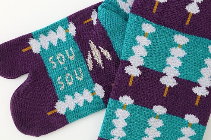 ●Tabi Socks for Kids Regular Mid-calf / Mitarashi-dango【S・M・L】