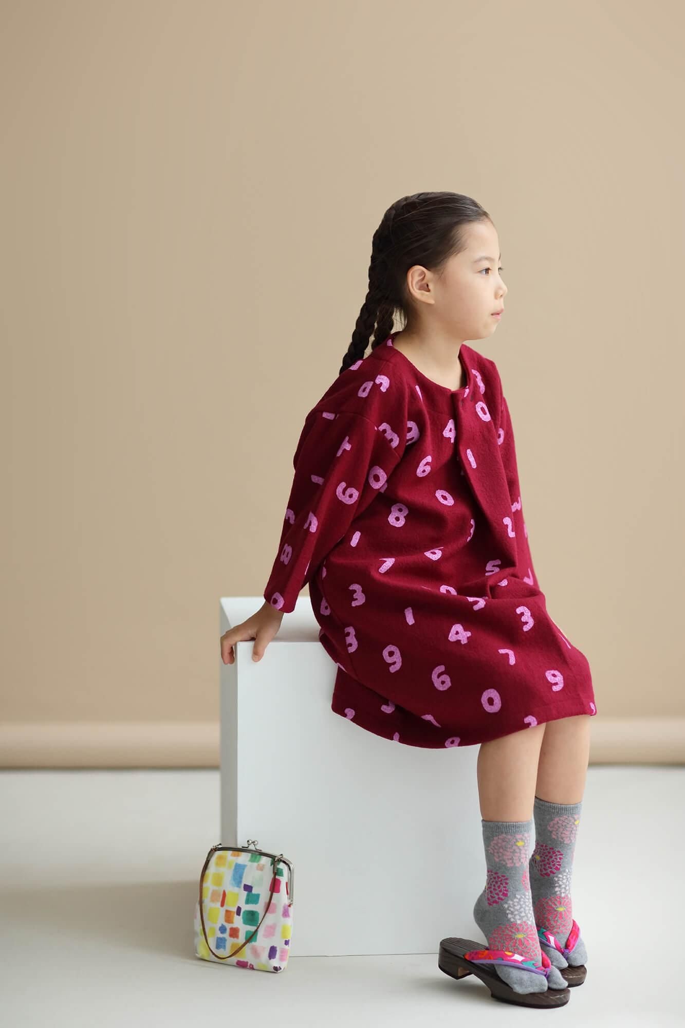 ●Tabi Socks for Kids Mid-calf / Chrysanthemum【S・M・L】