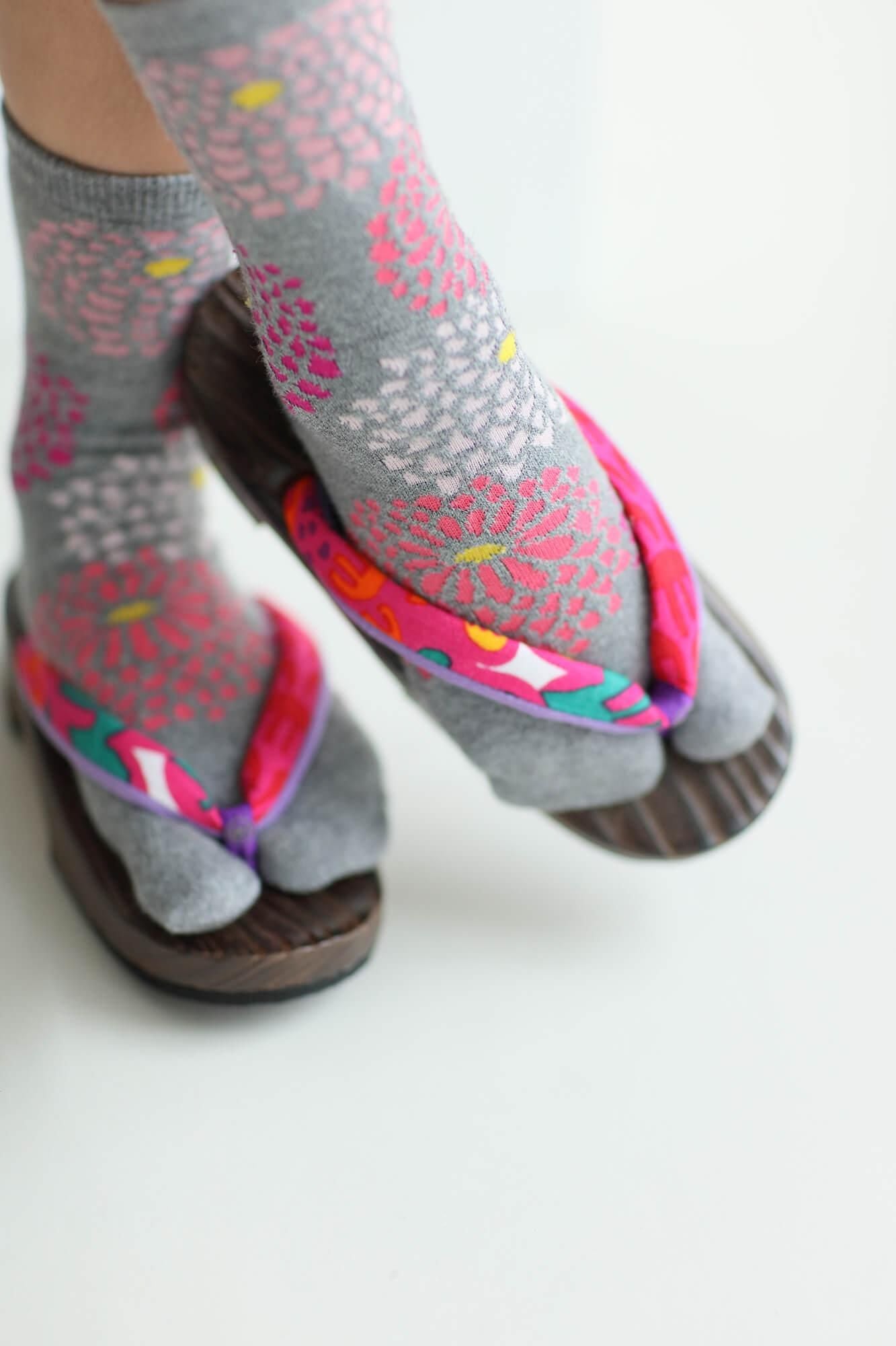 ●Tabi Socks for Kids Mid-calf / Chrysanthemum【S・M・L】