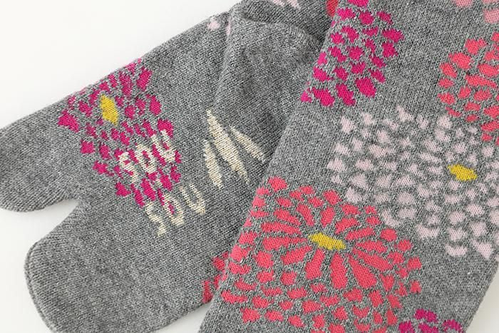 ●Tabi Socks for Kids Mid-calf / Chrysanthemum【S・M・L】