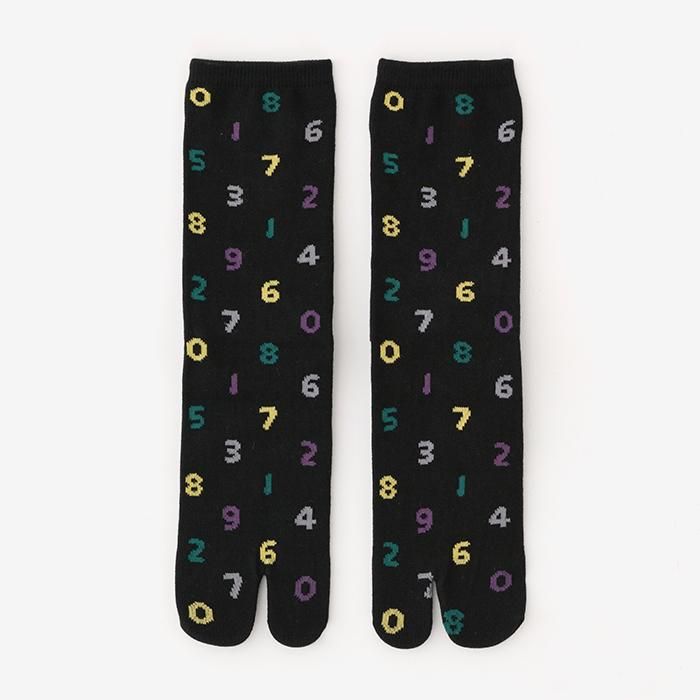 分趾襪(普通長度)/SO-SU-U十數 四味 黑色2【男・女性用】