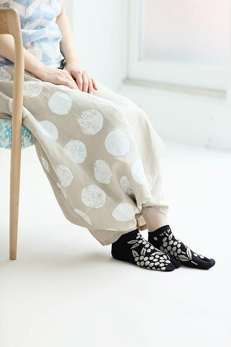 分趾襪(腳踝長度)/南天竹【男・女性用】