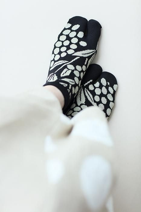 分趾襪(腳踝長度)/南天竹【男・女性用】