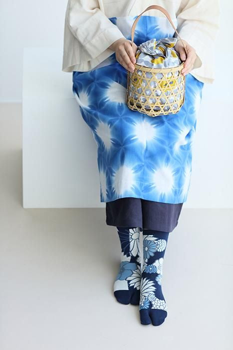 足袋下(普通丈)/金襴緞子 涼(きんらんどんす りょう)【男・女性用】