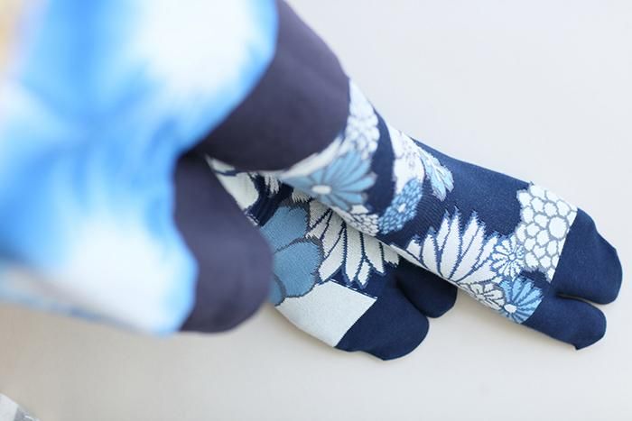 足袋下(普通丈)/金襴緞子 涼(きんらんどんす りょう)【男・女性用】