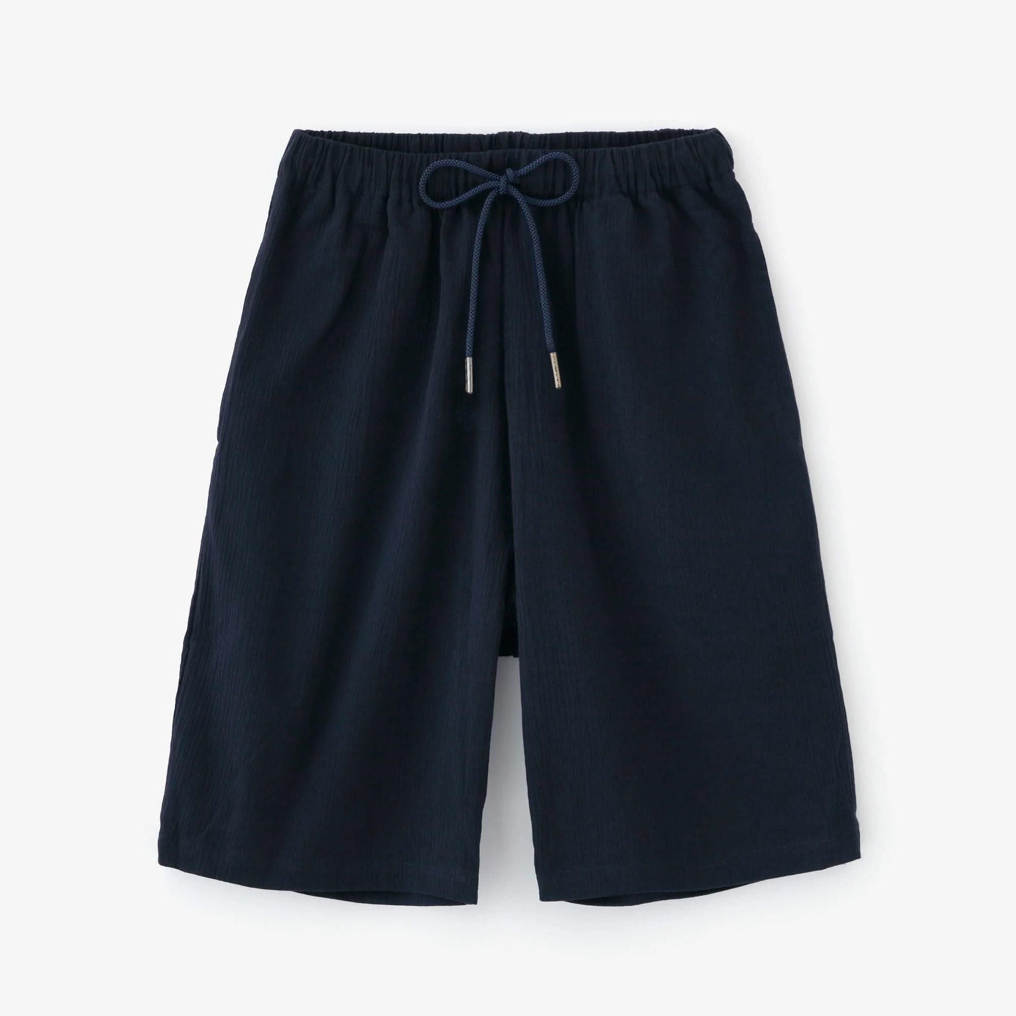 Takashima Chizimi Cotton 20/20 Easy Shorts / Dark Blue