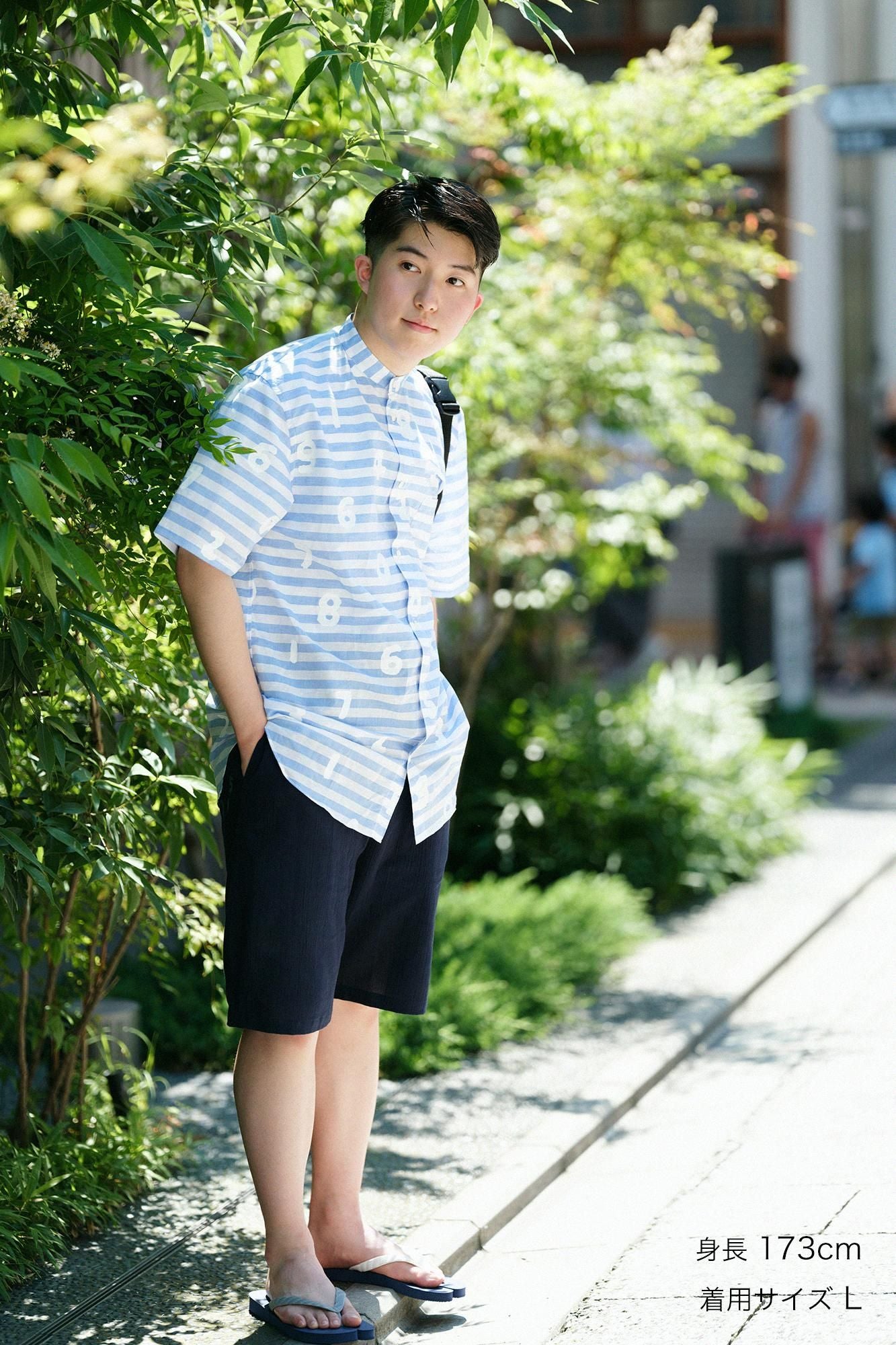 Takashima Chizimi Cotton 20/20 Easy Shorts / Dark Blue