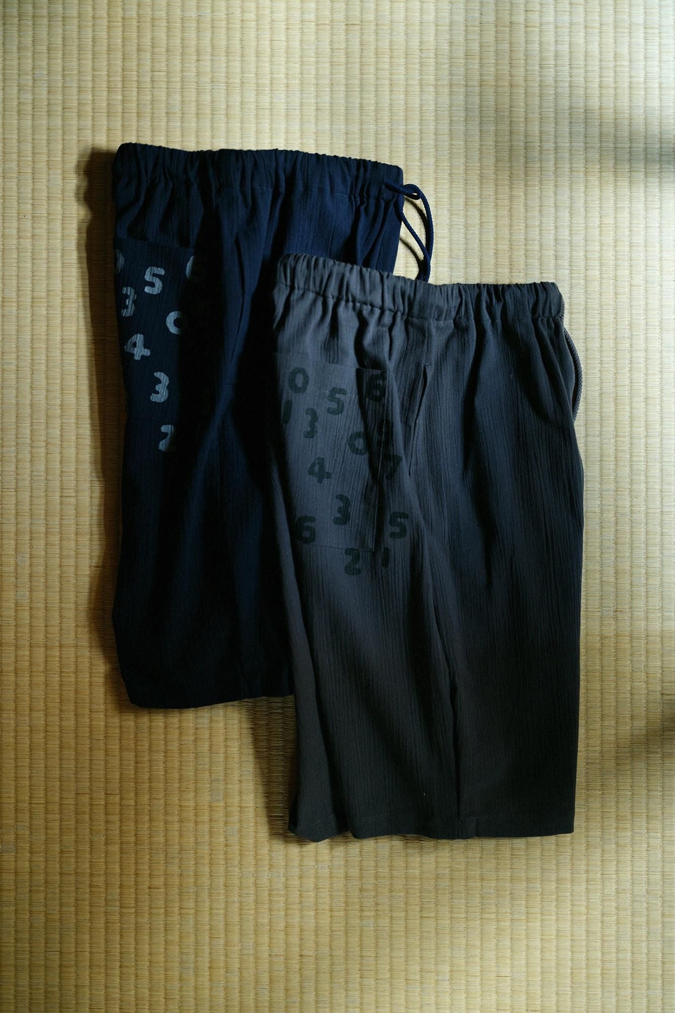 Takashima Chizimi Cotton 20/20 Easy Shorts / Dark Blue