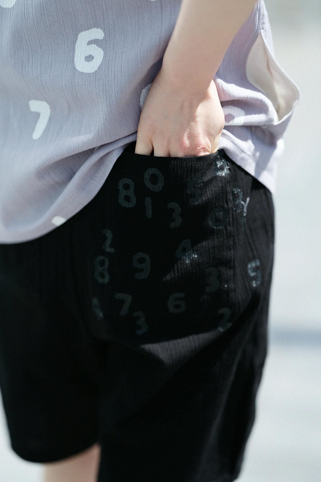 Chizimi Cotton 20/20 Easy Shorts / Black