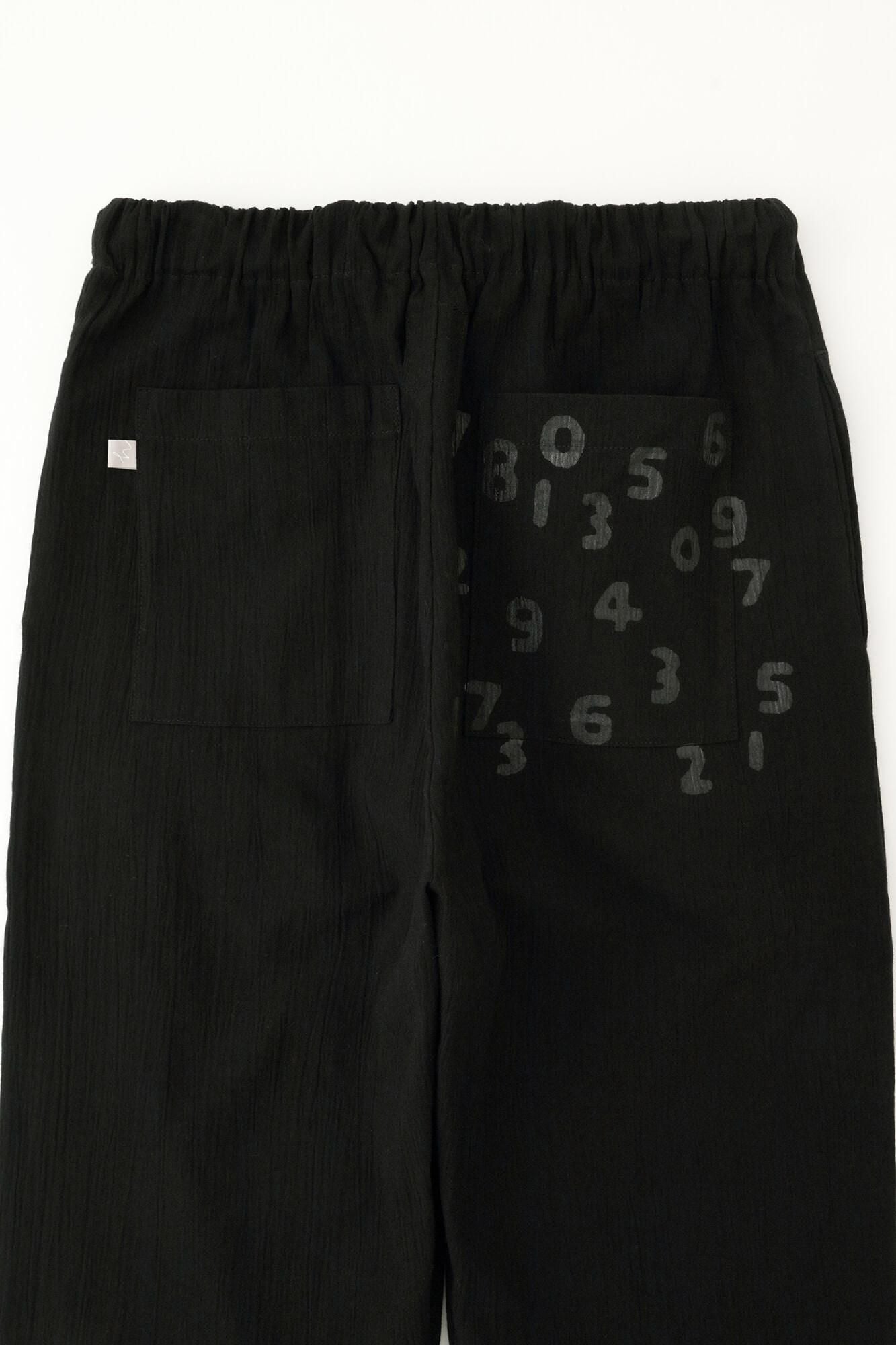 타카시마치지미 20/20 이지 테이퍼드 팬츠/검은색