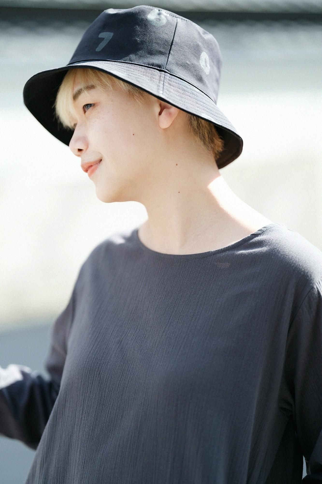 타카시마치지미 20/20 긴소매 원피스/짙은 회색