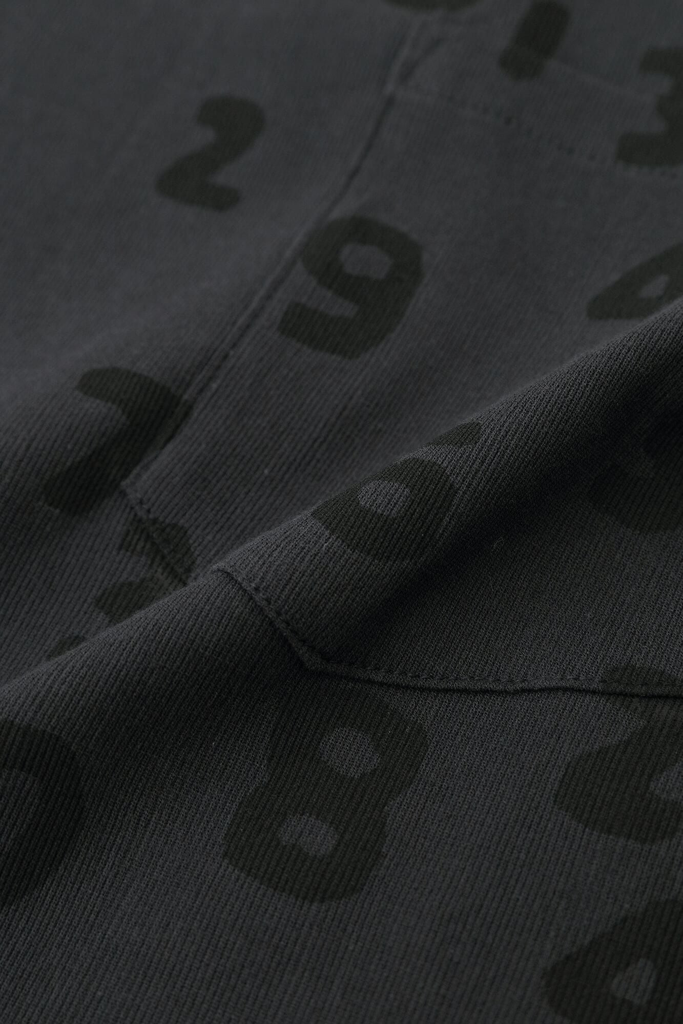 高島縮棉 40/40短袖口袋T-shirt /深鉛色× SO-SU-U十數 昆