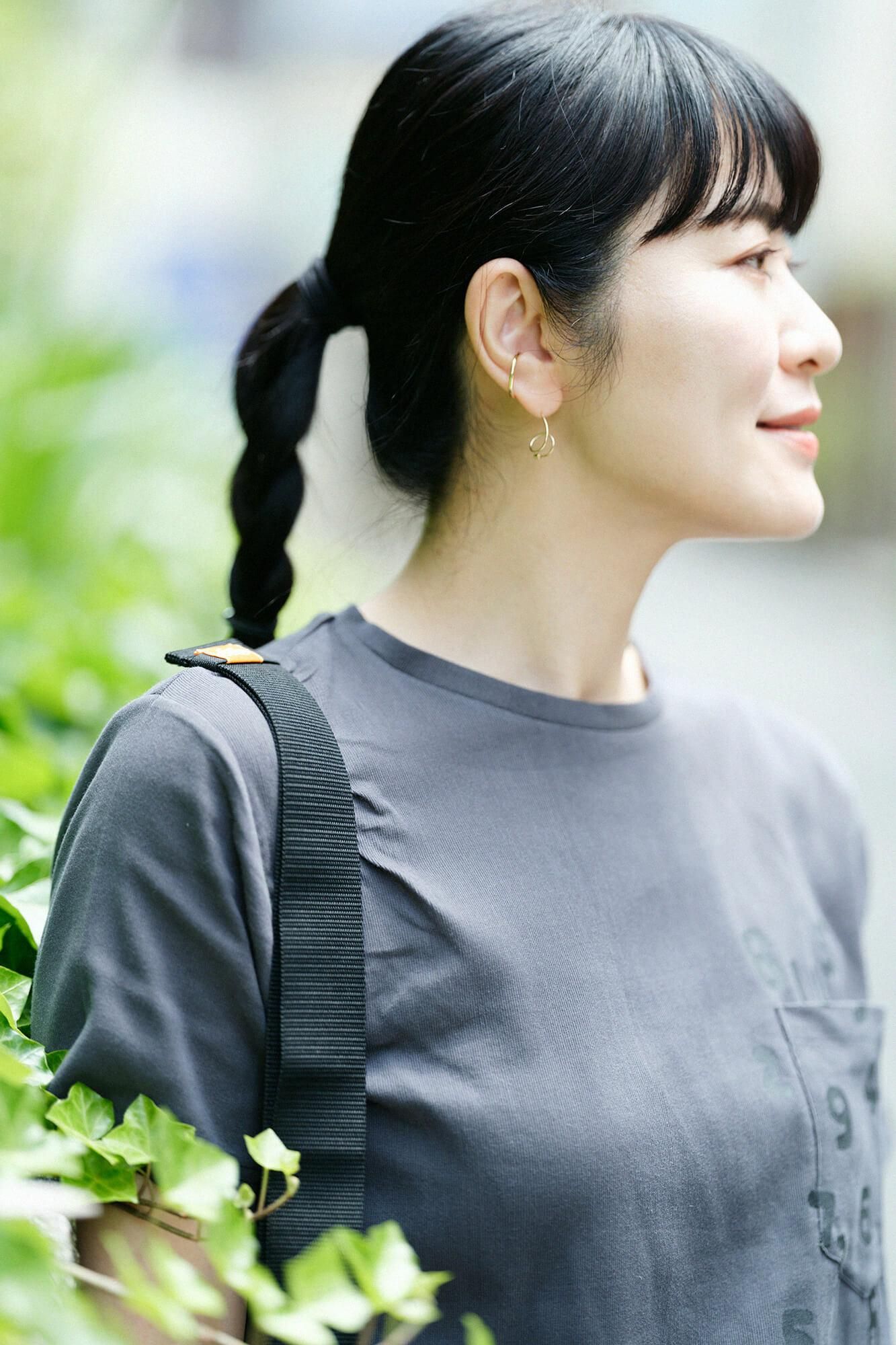 高島縮棉 40/40短袖口袋T-shirt /深鉛色× SO-SU-U十數 昆