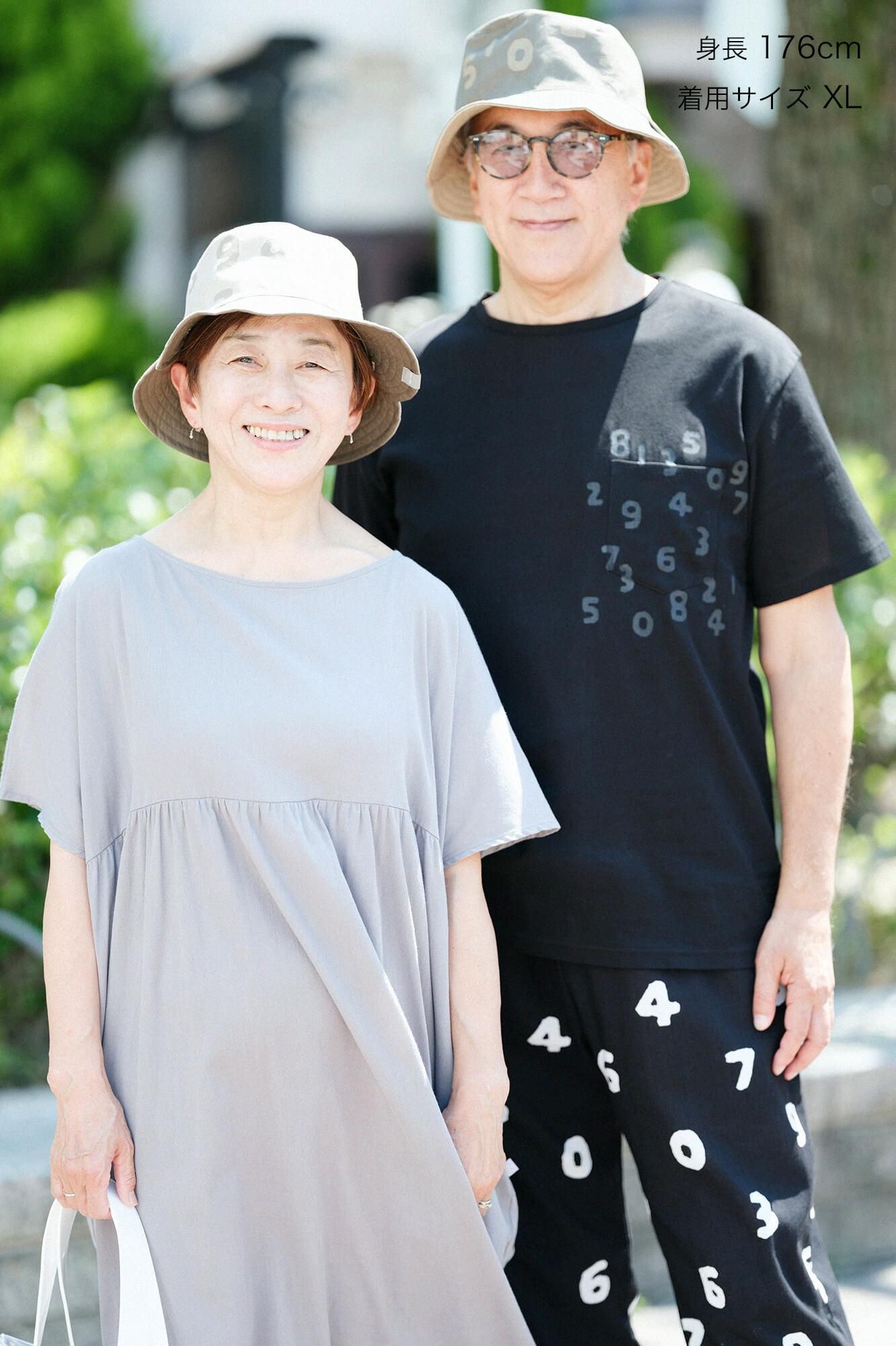 高島縮棉 40/40短袖口袋T-shirt /黑色× SO-SU-U十數 昆