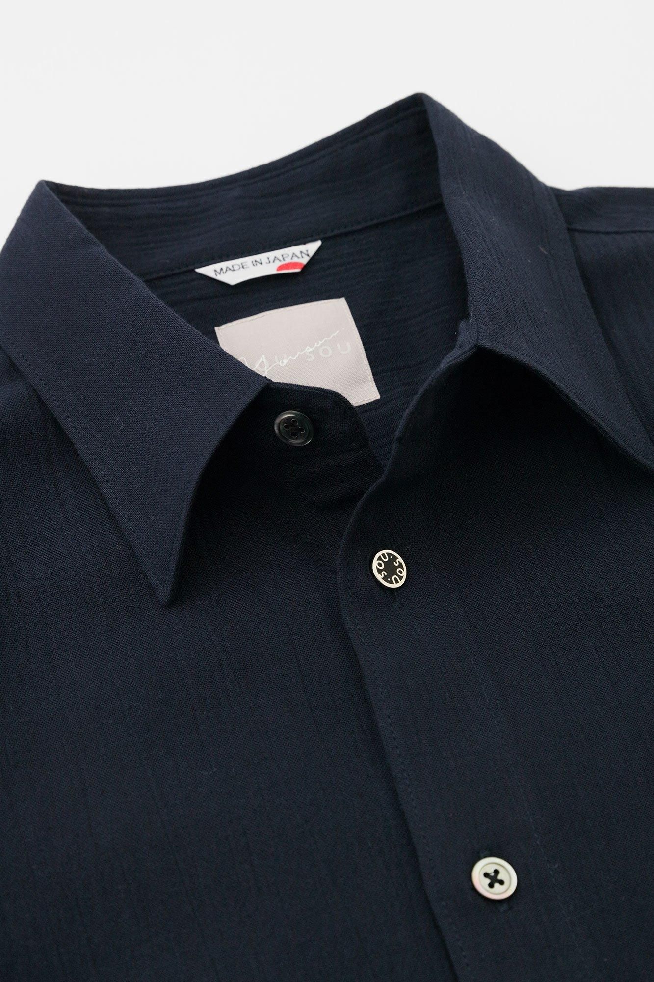 Takashima Chiku 20/20衬衫/海军蓝(Tomekon)