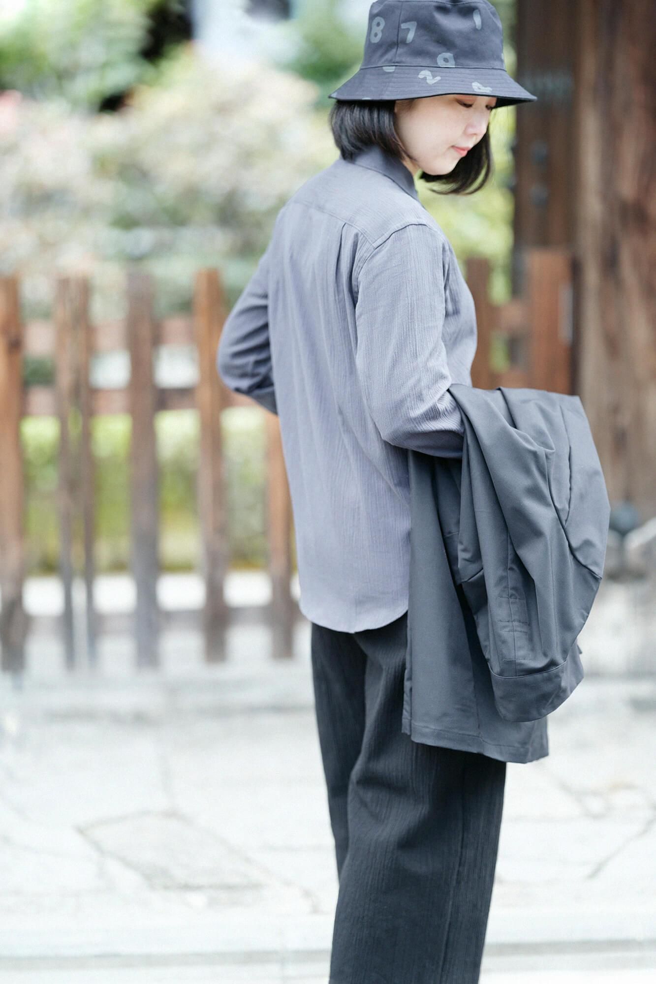 Takashima Chiku 20/20衬衫/高级铅(Koinamari)