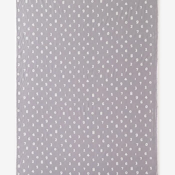 布料剪裁販售 (高島縮棉 坂尾織物)/SO-SU-U十數 淺灰色(Suzuzumiiro)<50cm