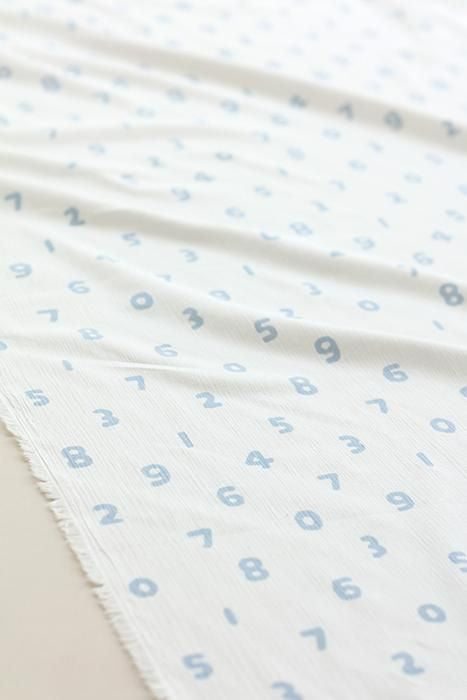 按重量出售的纺织品(高岛Chijimi Sakao Orimono)/ SO-SU-U Tsukumo x Asahanada <50cm>