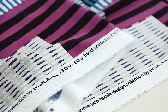 Textile(Chizimi cotton Sakao Orimono)/Skyscraper(Matenrou) <50cm>