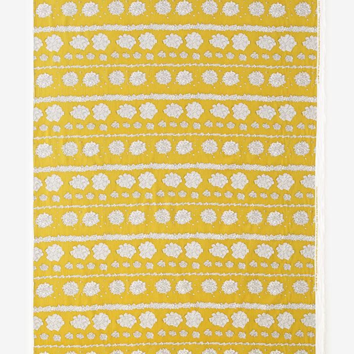 Textile(Chizimi cotton Sakao Orimono)/White Clover(Shirotsumeminds old time with)<50cm>