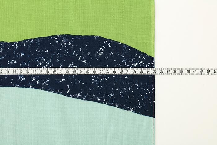 纺织品测量(ISE棉花tenugui) / higashiyama三十六个松树AO(SOSO)<50cm>